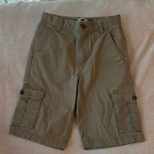 Old Navy 14 slim khaki cargo shorts